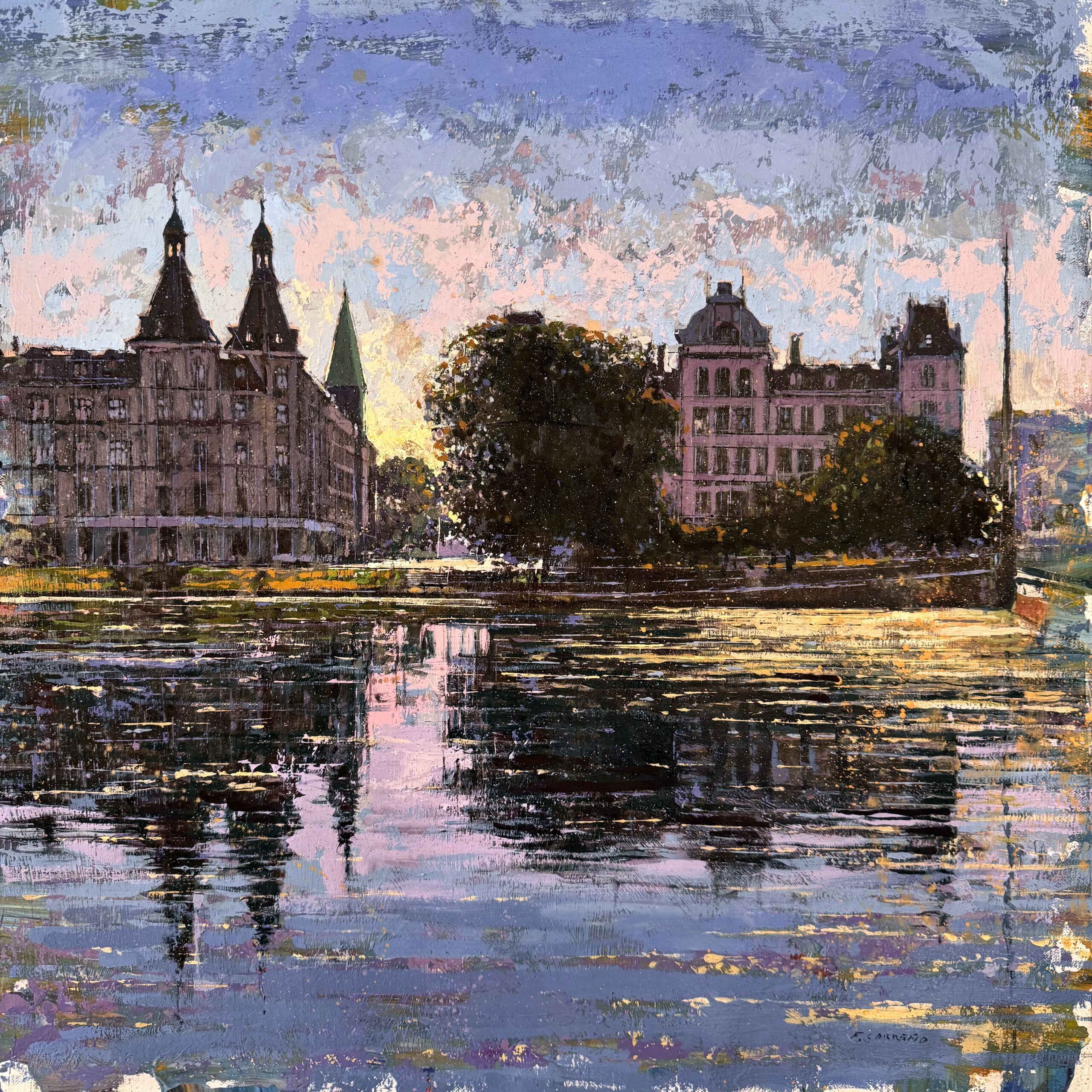 Lysning ved vandet - Francisco Carreño - Image 3
