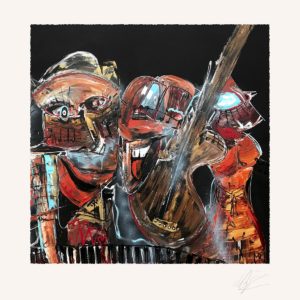 Stærk Tobak af Shu-bi-dua - kunsttryk af Michael Bundesen